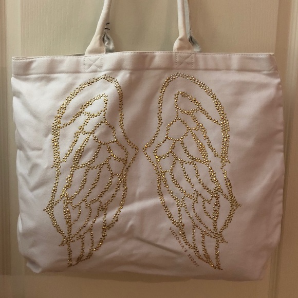 Victoria's Secret Handbags - 🎀2/$70 Victoria’s Secret Angel Tote Bag +wristlet